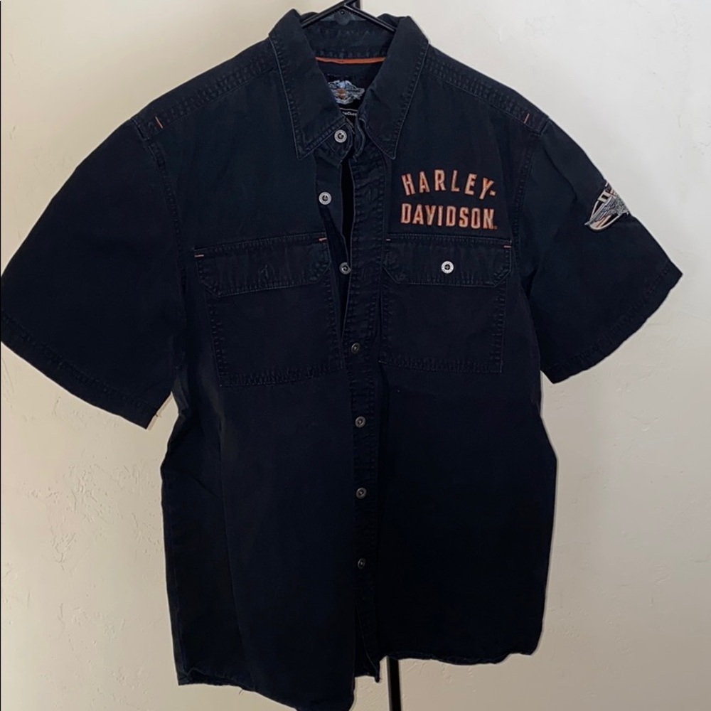 Men’s Harley Davidson button down shirt
